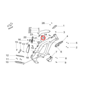 Light Bee Battery Cap Pivot Pin