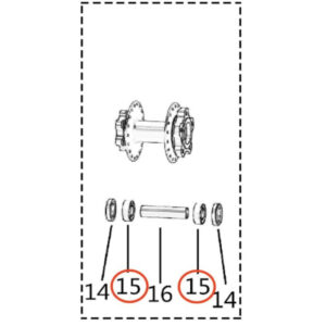 Light Bee Rear Wheel Hub Bearing