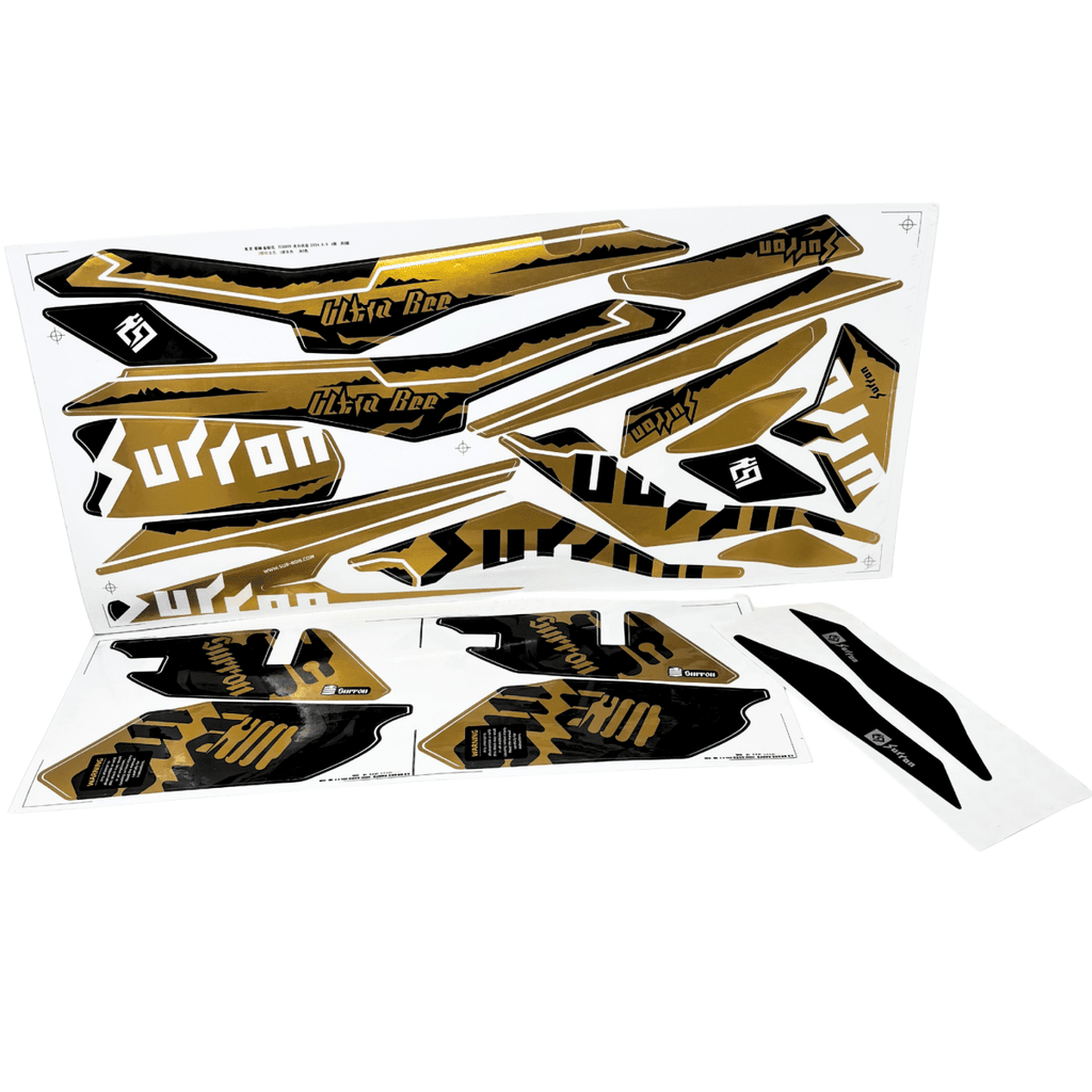 Ultra Bee Decal Set (Carbon Black Frame)