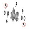 Ultra Bee Front Wheel Hub Oil Seal