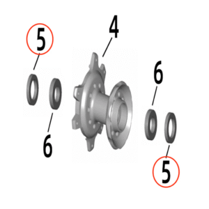 Ultra Bee Front Wheel Hub Oil Seal